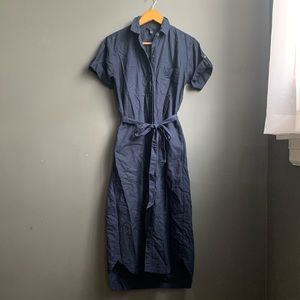 NWT ATM Anthony Thomas Melillo Navy Shirtdress - S
